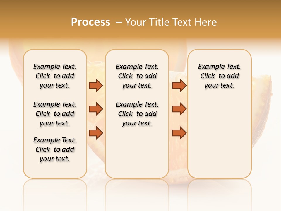Citrus Section Cut PowerPoint Template