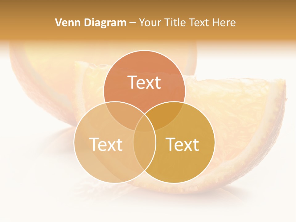 Citrus Section Cut PowerPoint Template