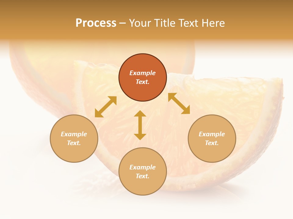 Citrus Section Cut PowerPoint Template