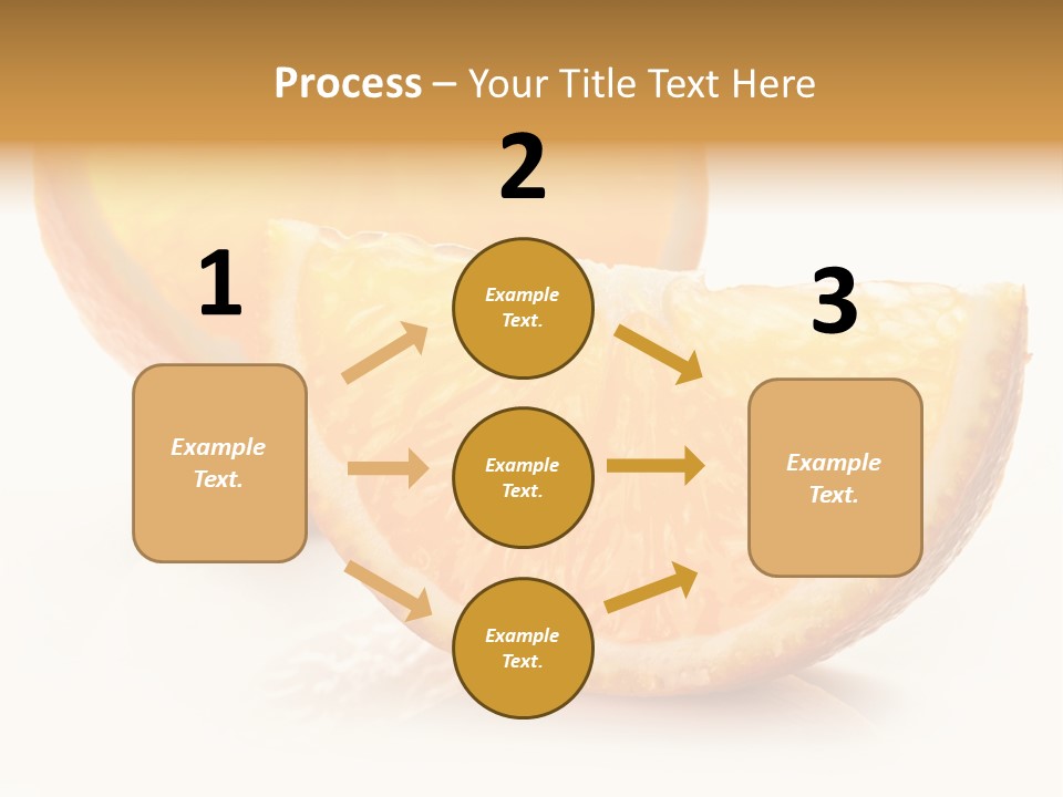 Citrus Section Cut PowerPoint Template