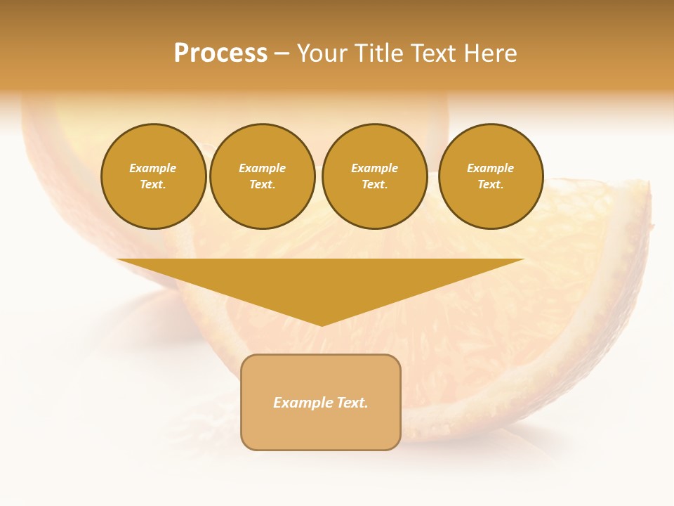 Citrus Section Cut PowerPoint Template