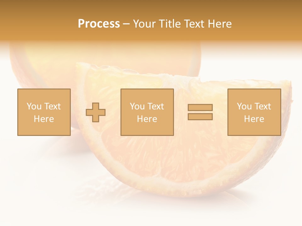Citrus Section Cut PowerPoint Template