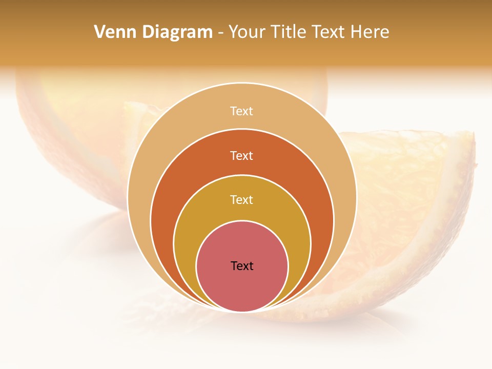 Citrus Section Cut PowerPoint Template