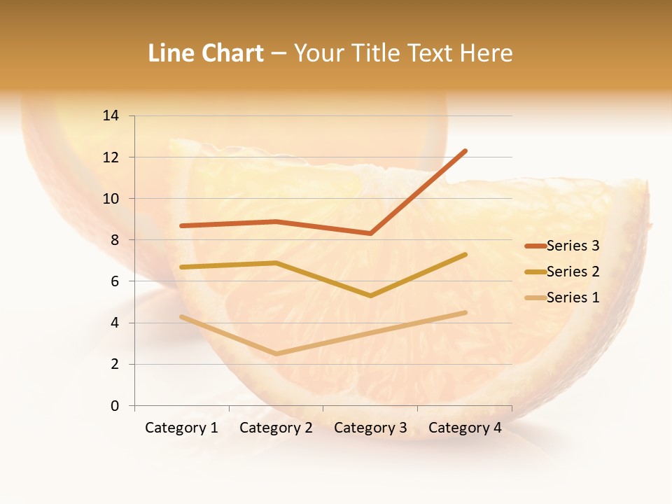 Citrus Section Cut PowerPoint Template