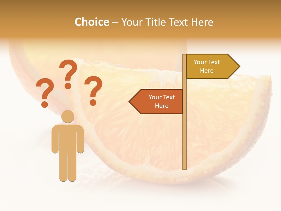 Citrus Section Cut PowerPoint Template