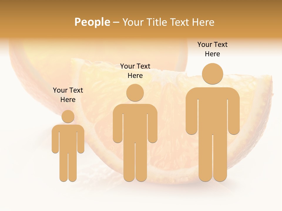 Citrus Section Cut PowerPoint Template