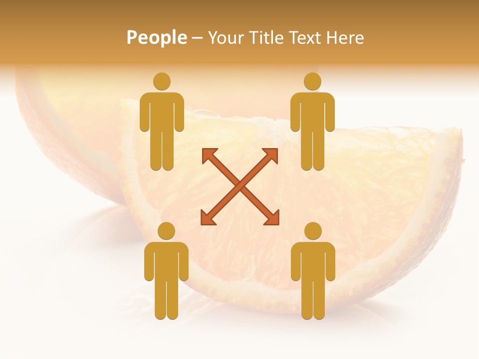 Citrus Section Cut PowerPoint Template
