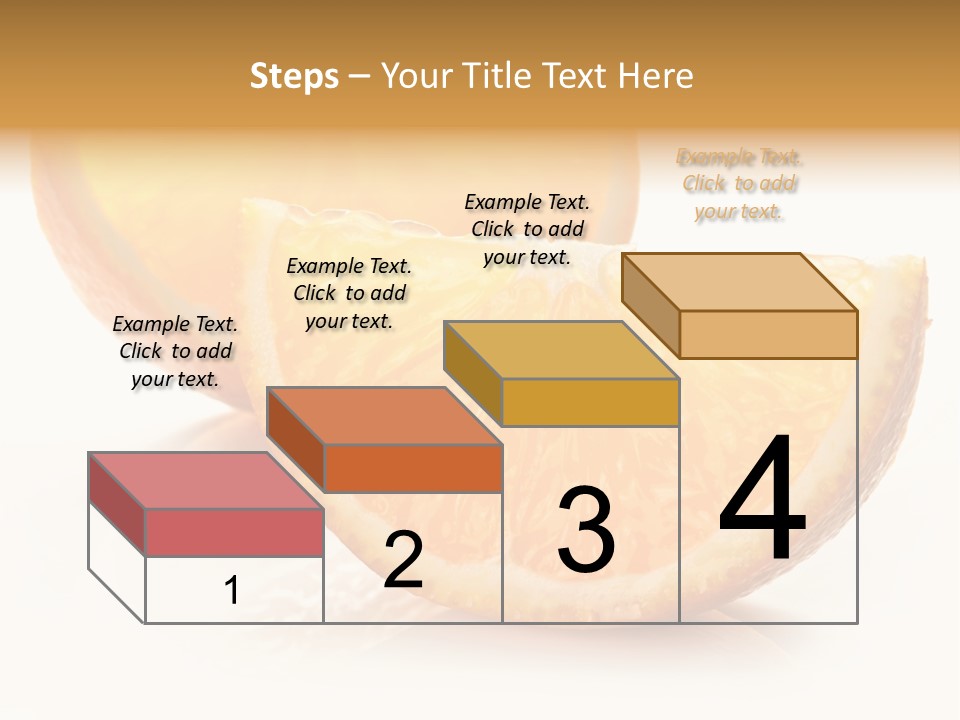 Citrus Section Cut PowerPoint Template