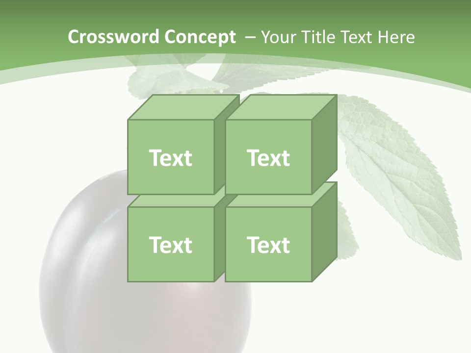 White Yellow Vegetarian PowerPoint Template