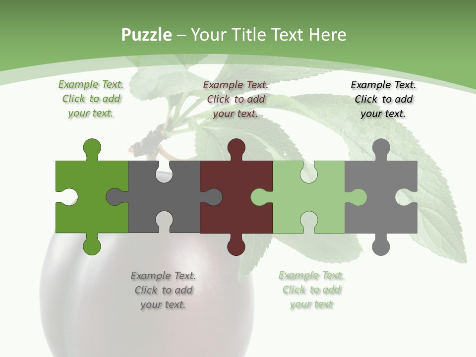 White Yellow Vegetarian PowerPoint Template