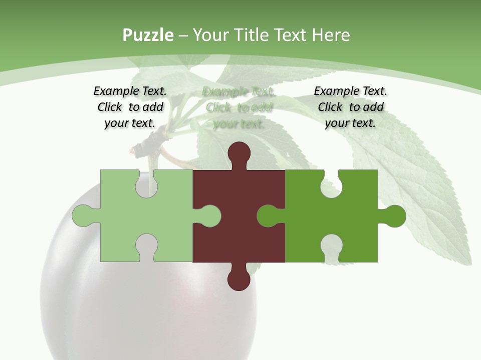 White Yellow Vegetarian PowerPoint Template