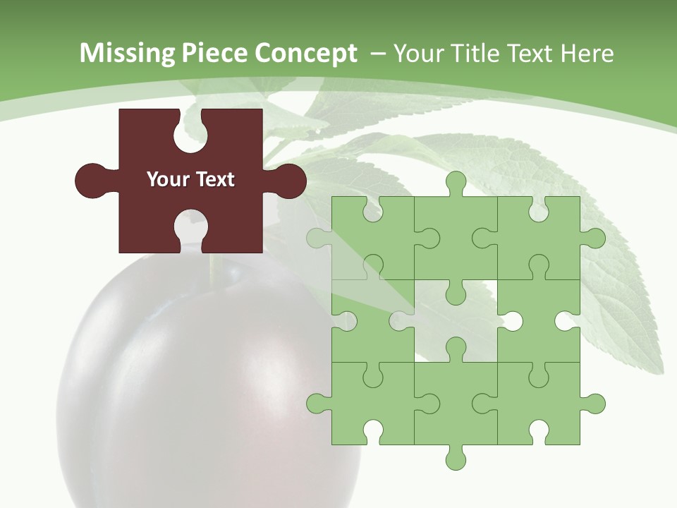 White Yellow Vegetarian PowerPoint Template