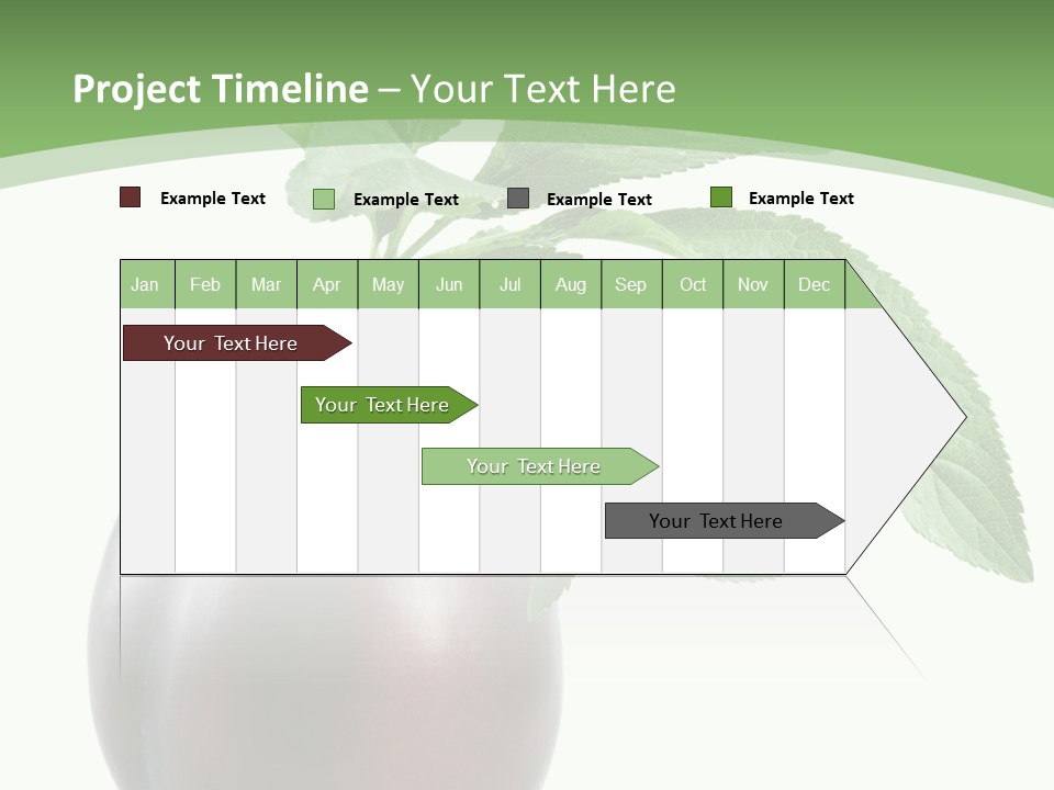 White Yellow Vegetarian PowerPoint Template