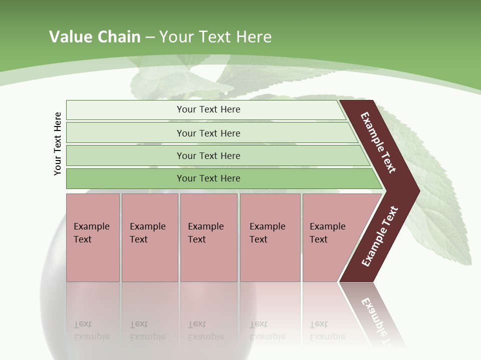 White Yellow Vegetarian PowerPoint Template