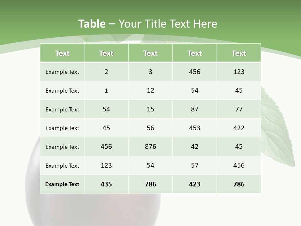 White Yellow Vegetarian PowerPoint Template