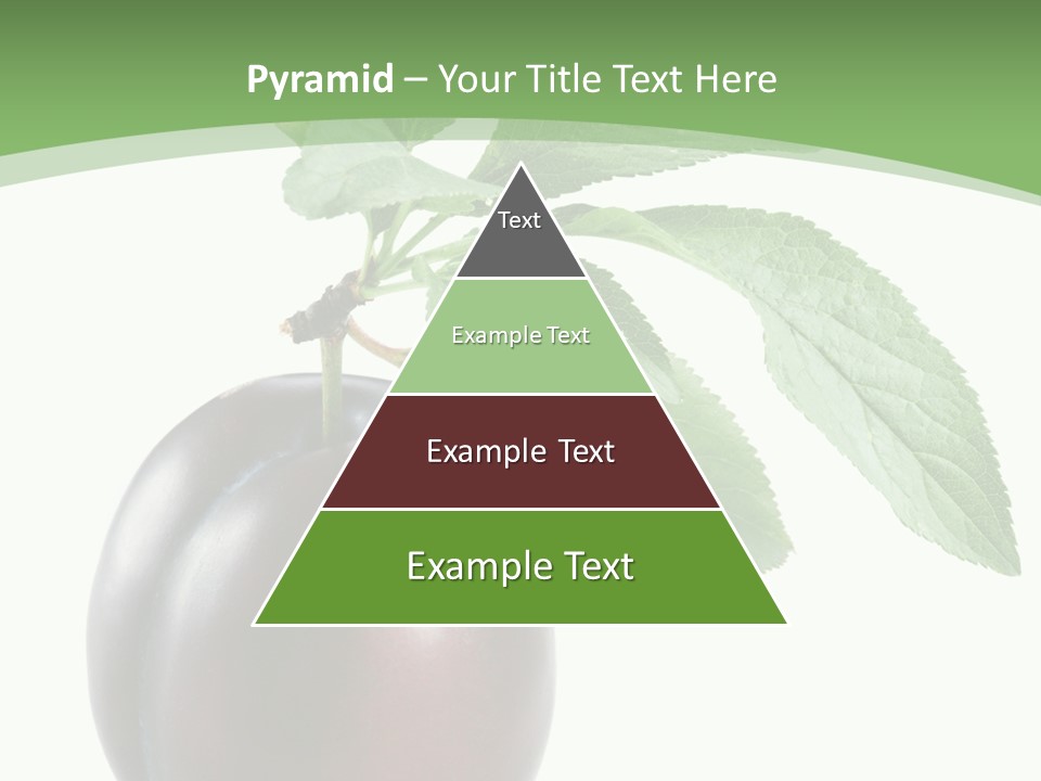 White Yellow Vegetarian PowerPoint Template