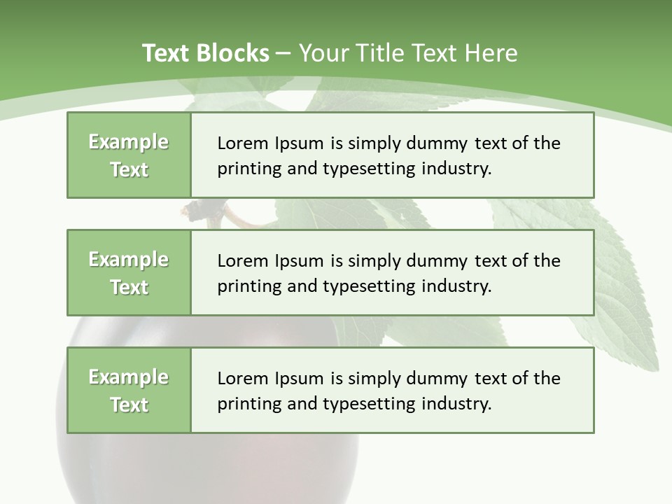 White Yellow Vegetarian PowerPoint Template