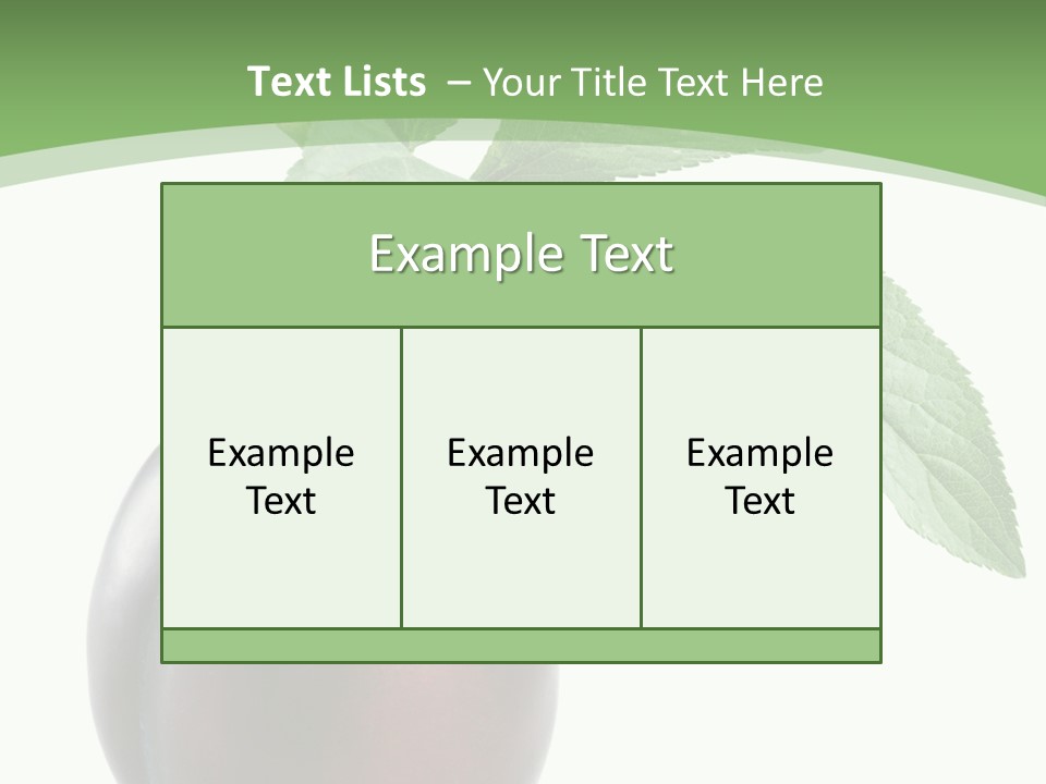 White Yellow Vegetarian PowerPoint Template