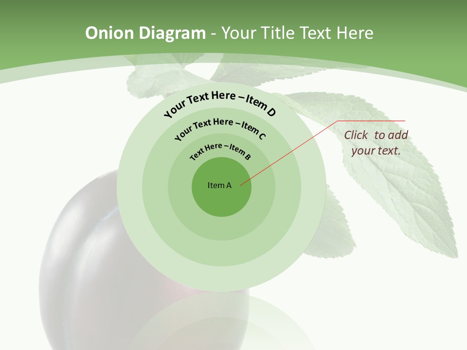 White Yellow Vegetarian PowerPoint Template