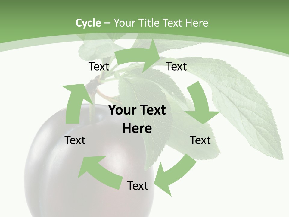 White Yellow Vegetarian PowerPoint Template