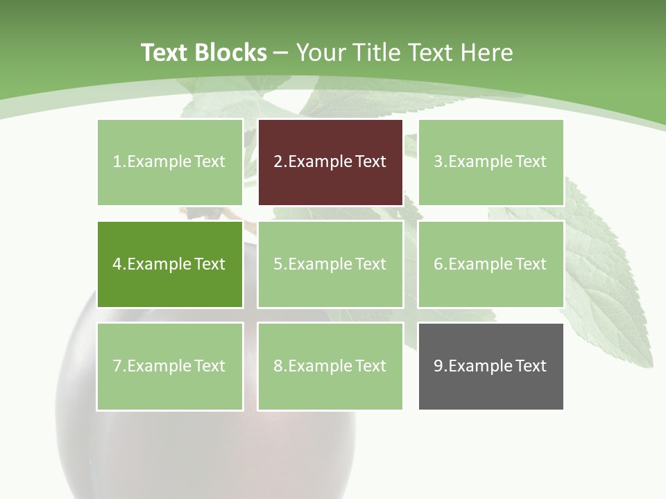 White Yellow Vegetarian PowerPoint Template