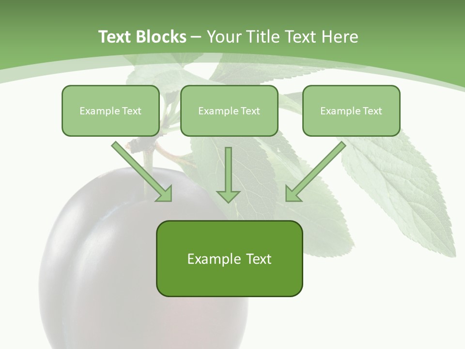 White Yellow Vegetarian PowerPoint Template