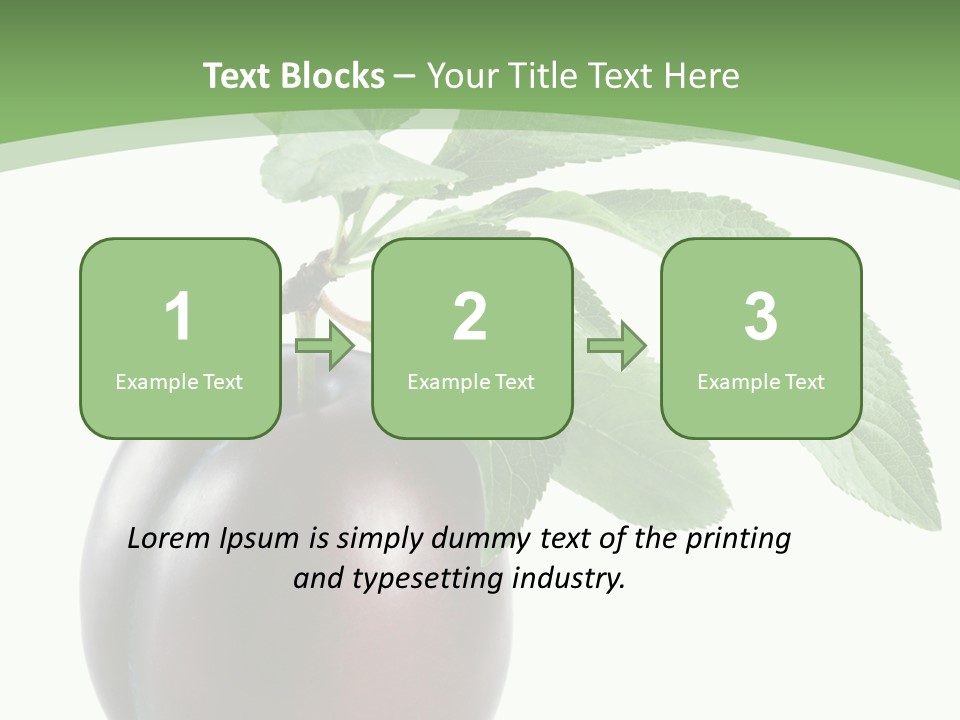 White Yellow Vegetarian PowerPoint Template