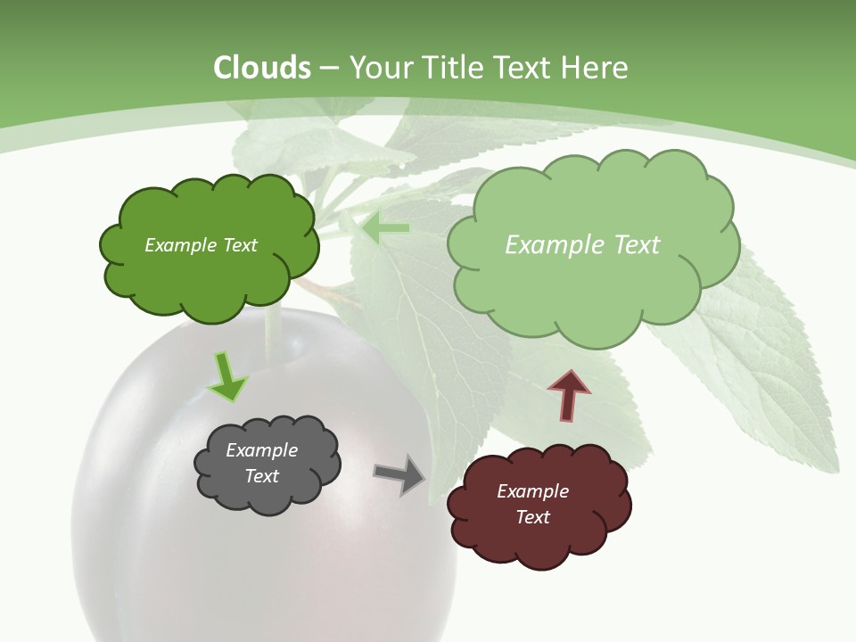 White Yellow Vegetarian PowerPoint Template