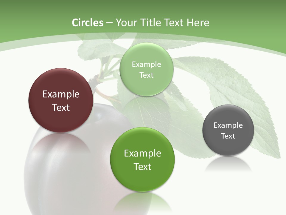 White Yellow Vegetarian PowerPoint Template