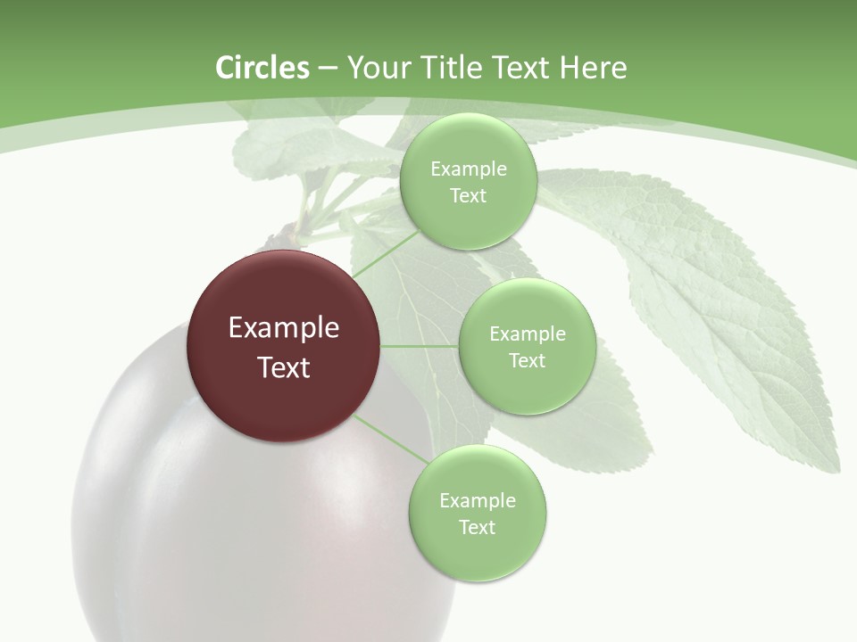 White Yellow Vegetarian PowerPoint Template