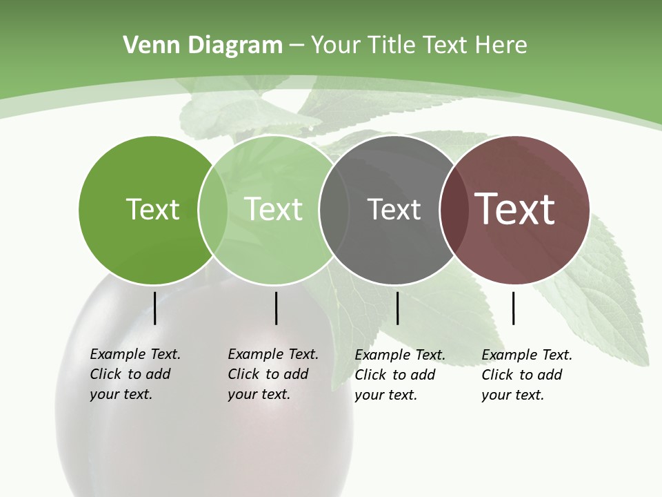 White Yellow Vegetarian PowerPoint Template