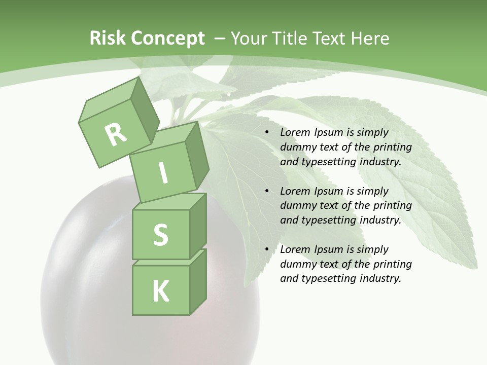 White Yellow Vegetarian PowerPoint Template