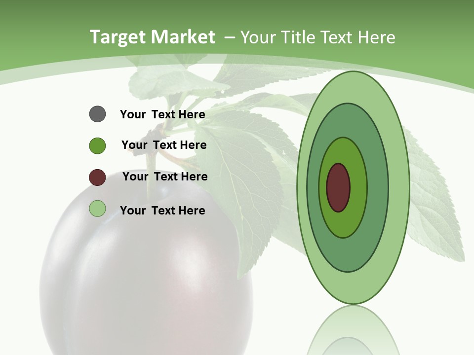 White Yellow Vegetarian PowerPoint Template