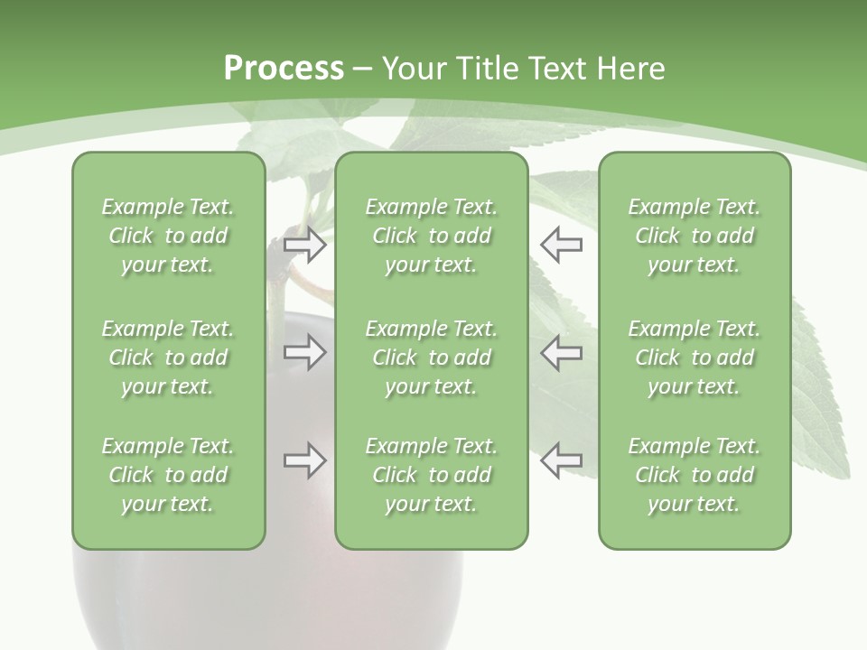 White Yellow Vegetarian PowerPoint Template