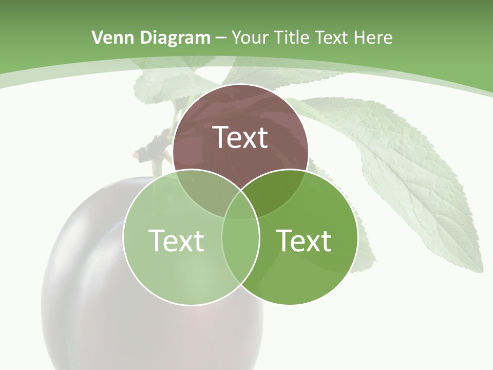 White Yellow Vegetarian PowerPoint Template