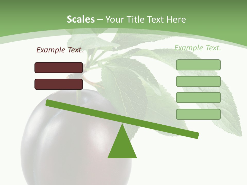 White Yellow Vegetarian PowerPoint Template