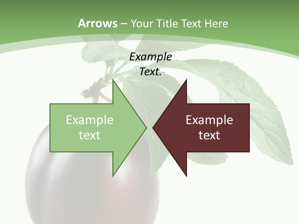 White Yellow Vegetarian PowerPoint Template