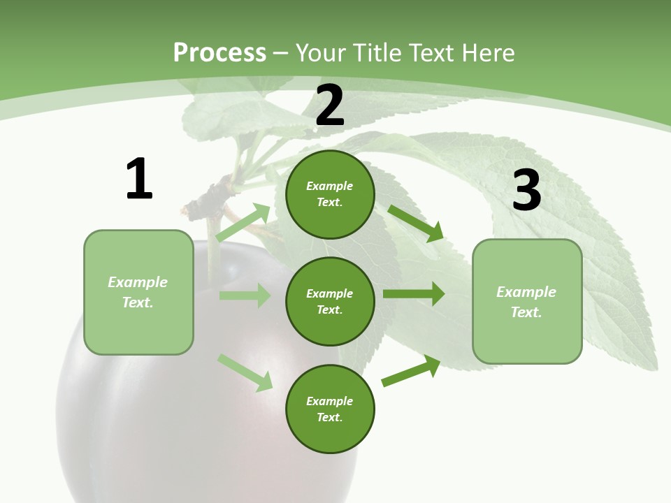 White Yellow Vegetarian PowerPoint Template