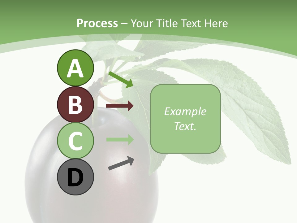 White Yellow Vegetarian PowerPoint Template