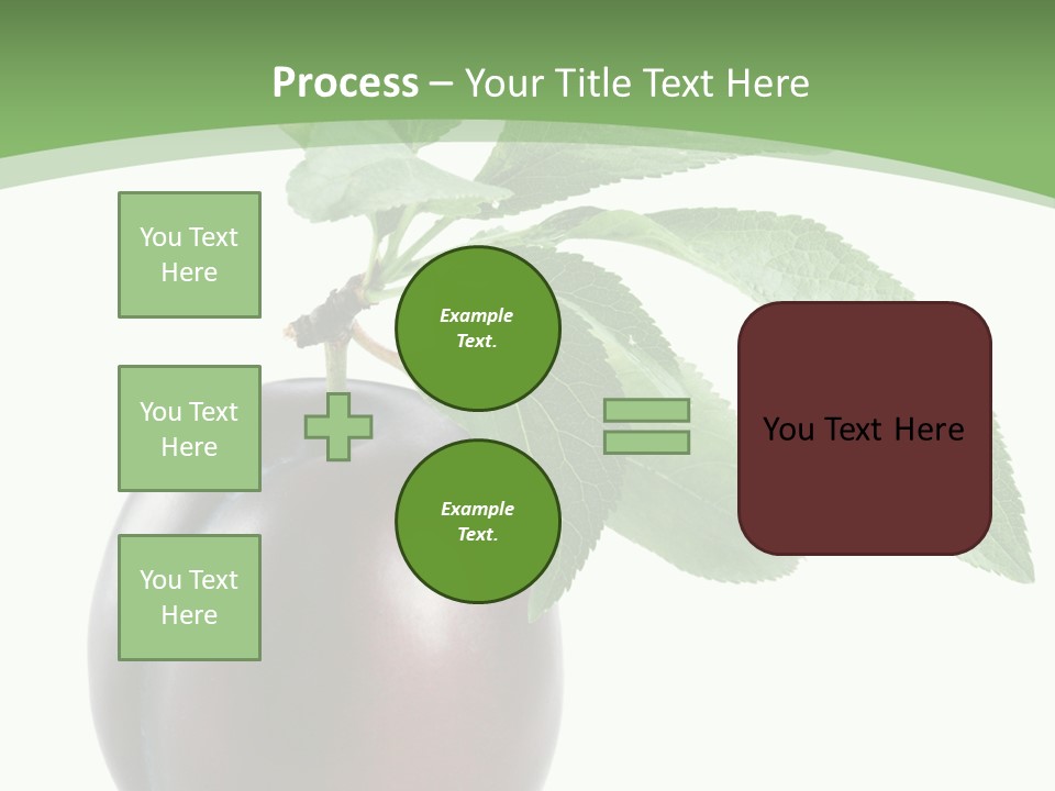 White Yellow Vegetarian PowerPoint Template
