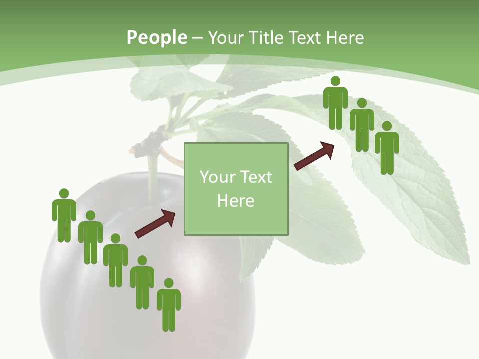 White Yellow Vegetarian PowerPoint Template