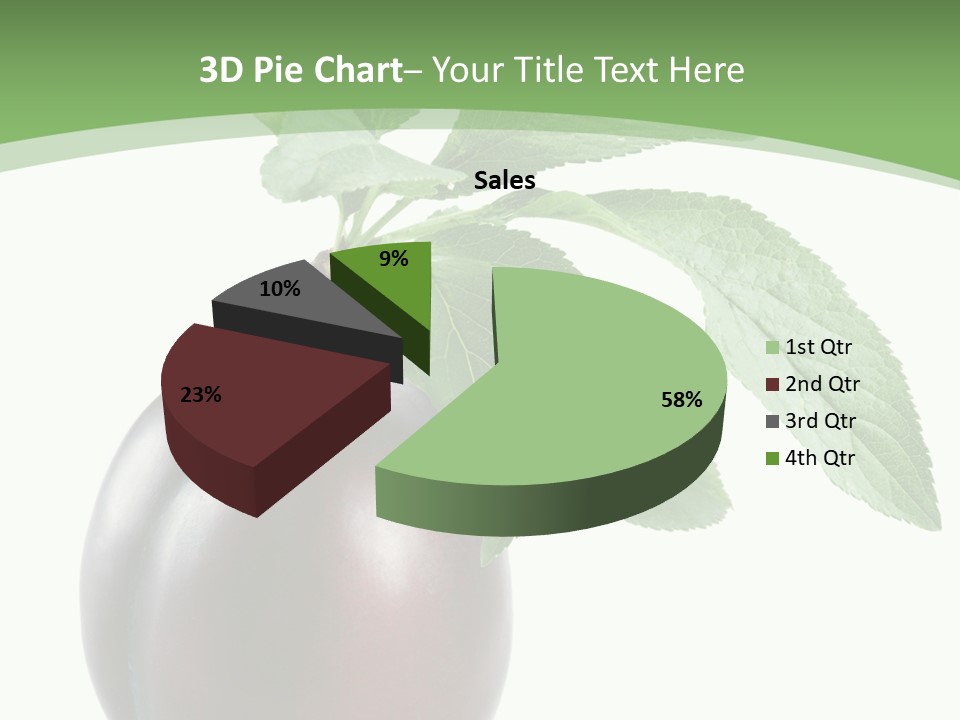 White Yellow Vegetarian PowerPoint Template