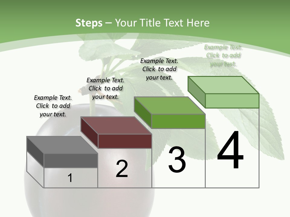 White Yellow Vegetarian PowerPoint Template