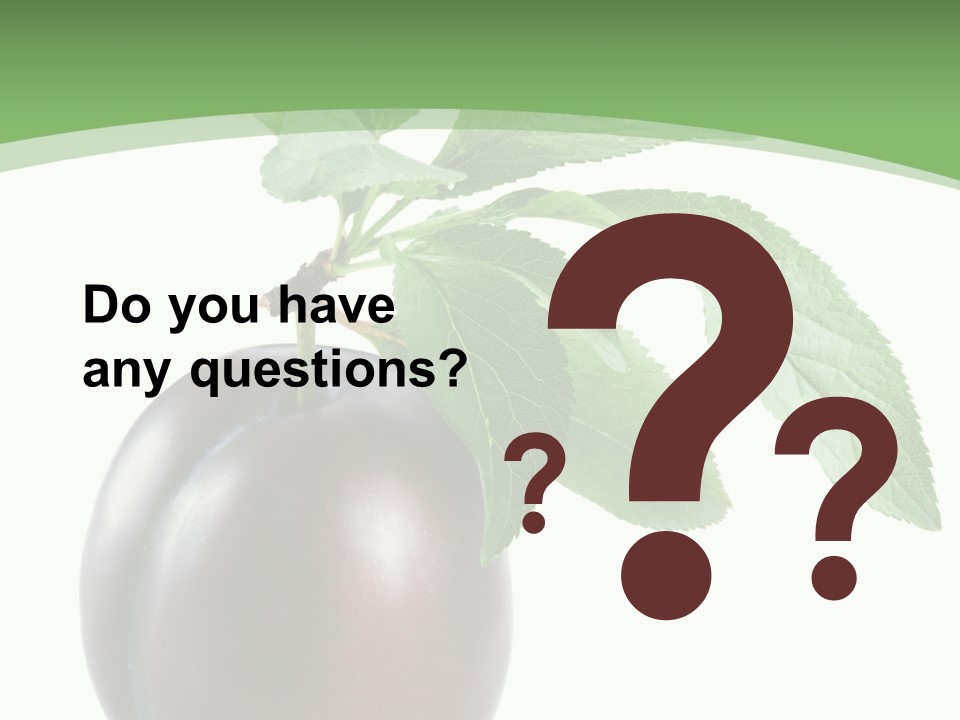 White Yellow Vegetarian PowerPoint Template