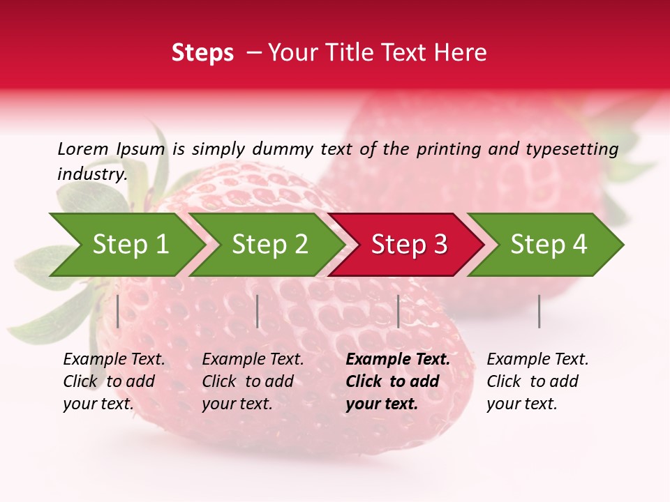 Berry Food Close Up PowerPoint Template
