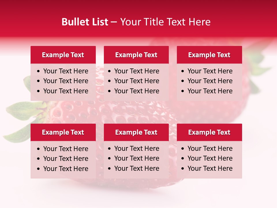 Berry Food Close Up PowerPoint Template