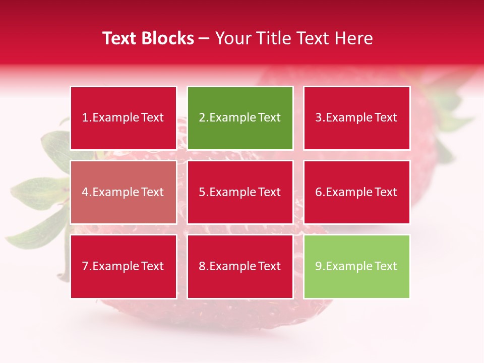 Berry Food Close Up PowerPoint Template