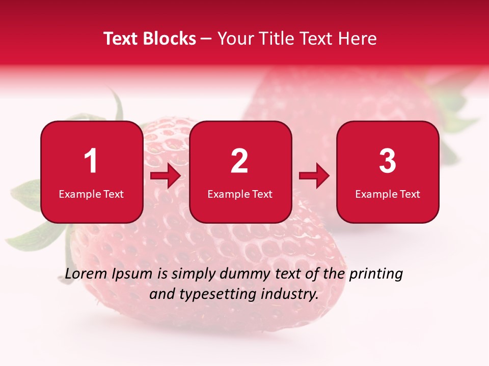 Berry Food Close Up PowerPoint Template