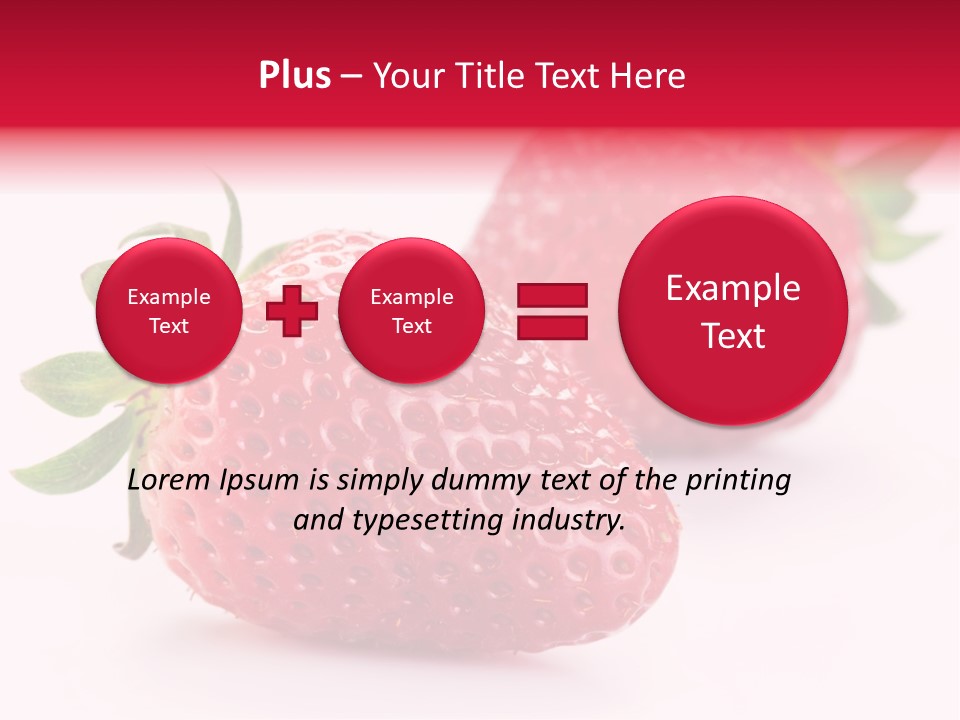 Berry Food Close Up PowerPoint Template