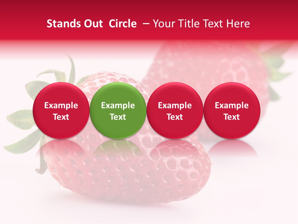Berry Food Close Up PowerPoint Template